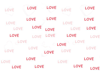 love hearts valentines day on white background valentines day relationship