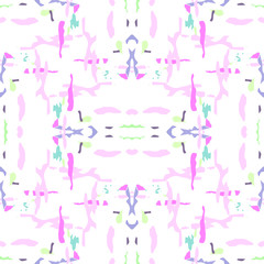 Ikat, Tie Dye. Batik, Hand Drawn Ornament. 