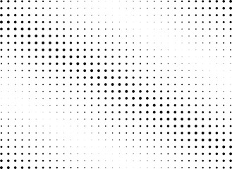 Abstract halftone dotted background. Futuristic grunge pattern, dot and circles.  Vector modern optical pop art texture for posters, sites, business cards, cover, postcards, labels, stickers layout.