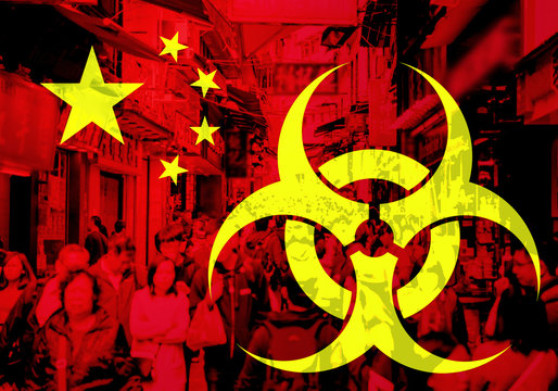 Epidemic Virus Outbreak In China. Illustration