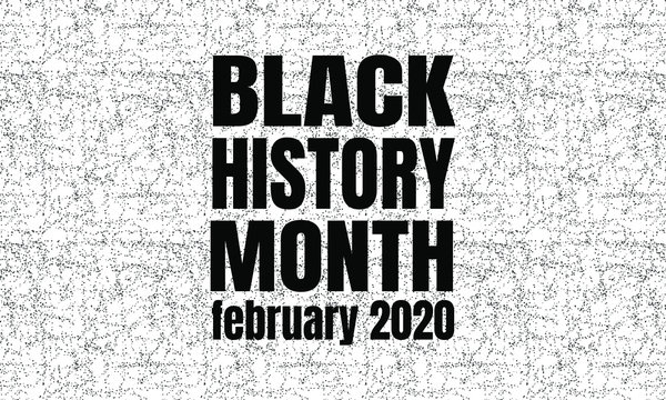 Black History Month - poster, card, banner, background. EPS 10