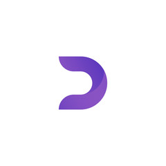 Letter D logo icon design template. D Letter Design Vector with gradient. Colorful D Letter Logo Design - Vector