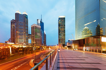 Fototapeta na wymiar Shanghai city view
