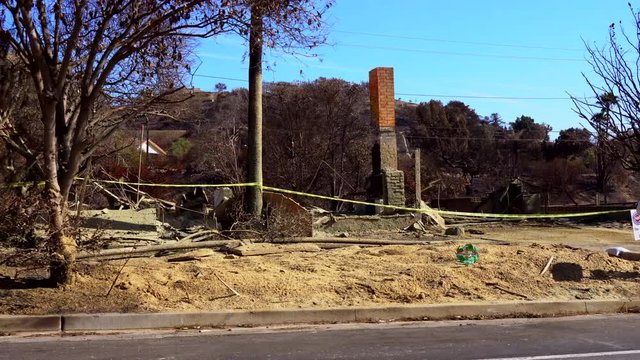  Destroyed homes from 2017 Thomas Fire off Foothill Road in the Via Arroyo and Via Pasito neighborhood