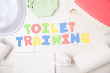 Toilet training concept - bathroom 
