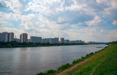 Fototapeta premium View of the Region Brateyevo, Moscow