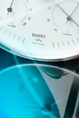 Barometer with weather forecast