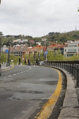 Street in the city of Bilbao