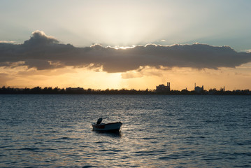 San Juan Bay During The Sunset