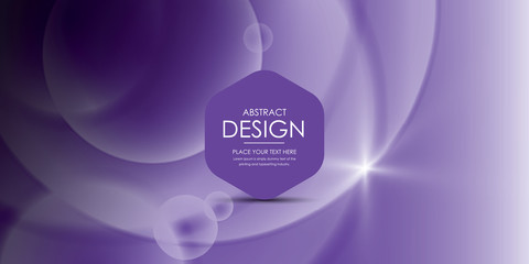 Abstract background with purple circle