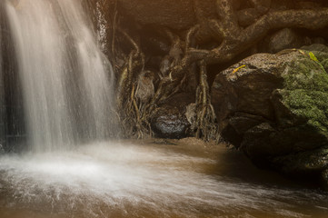 Chan Ta Then waterfall Beautiful work in national parks Chonbri Thailand - 317738181