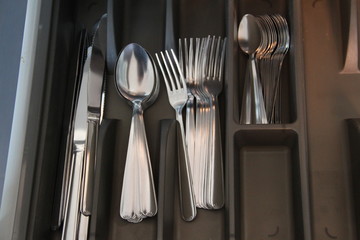 New cutlery drawer in the kitchen kitchen