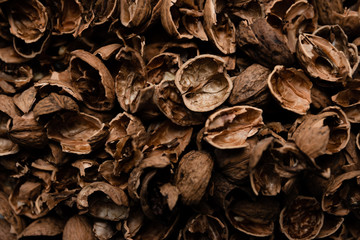 walnut shell,walnut shell background,top view of walnut shell,walnut shell contrast background,walnut shell without walnut,walnut shell texture