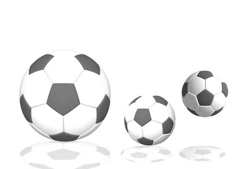 soccer ball isolated on white background