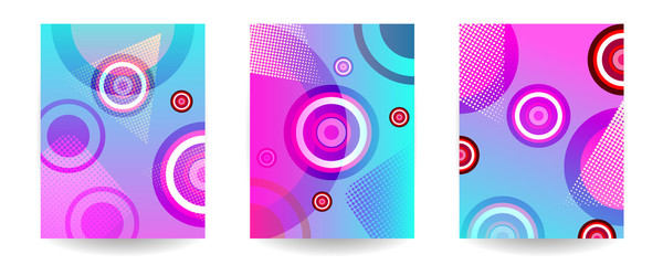 Memphis modern geometric design templates. Linear and flat memphis design elements. Applicable for posters, banners, brochures, covers, flyers, booklets.