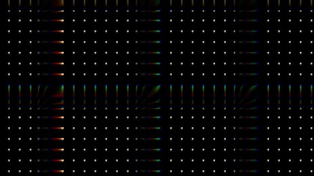 Beautiful videos of flickering, luminous glow that shifts the movement of the colors of the rainbow against a black background