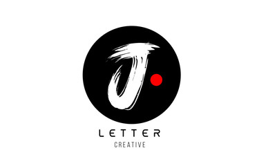 letter alphabet J grunge grungy brush design for logo company icon