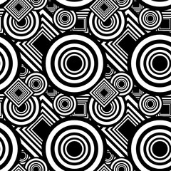 abstract geometry with line seamless pattern background 