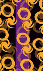 Tarot cards - back design.  Abstract pattern