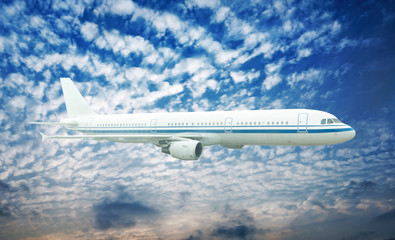 Large passenger plane