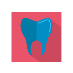 Medical icon. Dental flat icon design.