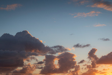 Fototapeta premium clouds at sunset