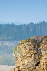 klif kamieniołomu