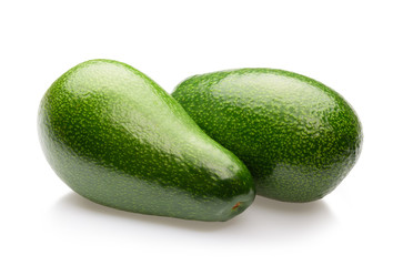 two avocados
