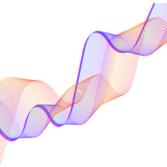 Colors Stripe Wave Micro Lines Abstract Object Pattern Background Texture  