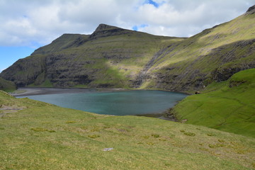 Village Saksun &Icirc;les F&eacute;ro&eacute; Streymoy Danemark
