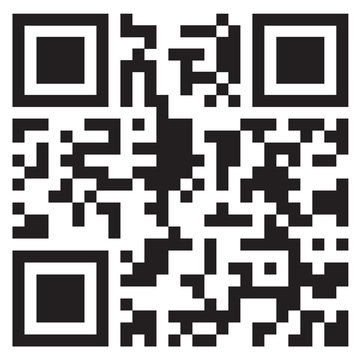 Vector of QR Code Payment For Product Mock Up