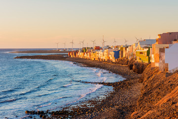 Fototapeta premium Coastal village of Pozo Izquierdo in Gran Canaria Spain