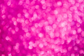 Bright pink background from bokeh balls.