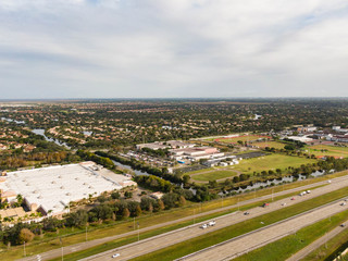 Fototapeta na wymiar Aerial Photography Drone South Florida