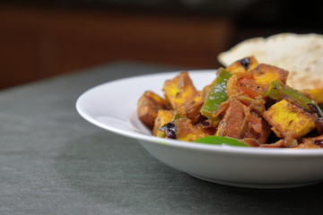 Paneer Shimla mirch or Paneer Capsicum