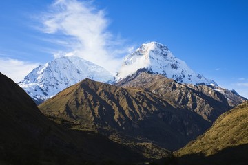Beautiful, challenging trip to Laguna 69 in Andes mountain in Huascarán national park in Peru. 