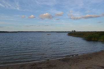 Jezioro Niegocin, port Wilkasy, Polska