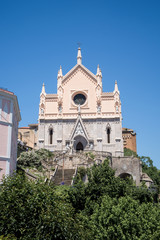 Fototapeta na wymiar Church of Saint Francis of Assisi. Gaeta, an Italian town