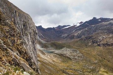 Beautiful, challenging trip to Laguna 69 in Andes mountain in Huascarán national park in Peru. 