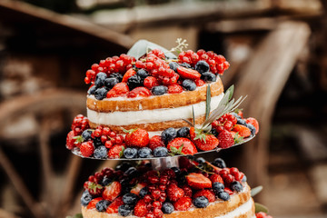 Wedding Cake Cream elegant Dessert