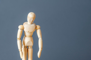 Mannequin exhausted and depressed background