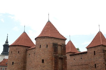 Fototapeta na wymiar Historical fort in Warsaw, Poland