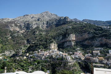 Fototapeta na wymiar Positano panorama