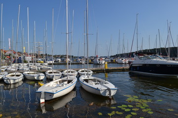 Łodzie w porcie, Giżycko, Mazury, Poslka © Marta