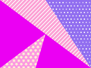 Abstract trendy pink pattern. Vector stock illustration for banner or poster