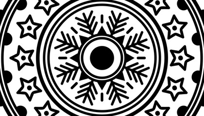 Ethnic Mandala Ornament. Arabic, Pakistan, Moroccan, Turkish, Indian, Spain motifs