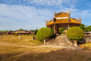 Fototapeta na wymiar Temple of the Generations in Citadel of Hue