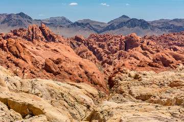 Fire Canyon / Silica Dome in  Valley of Fire State Park, Nevada United States