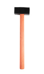 Metal sledge hammer isolated on white background