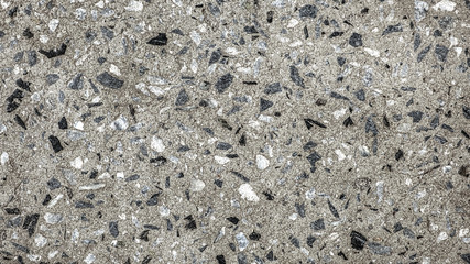 Gray marble chips, small gravel stones, texture background. Abstract background.
